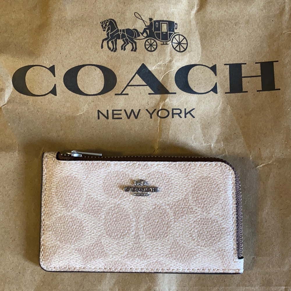 New Coach Card case wallet